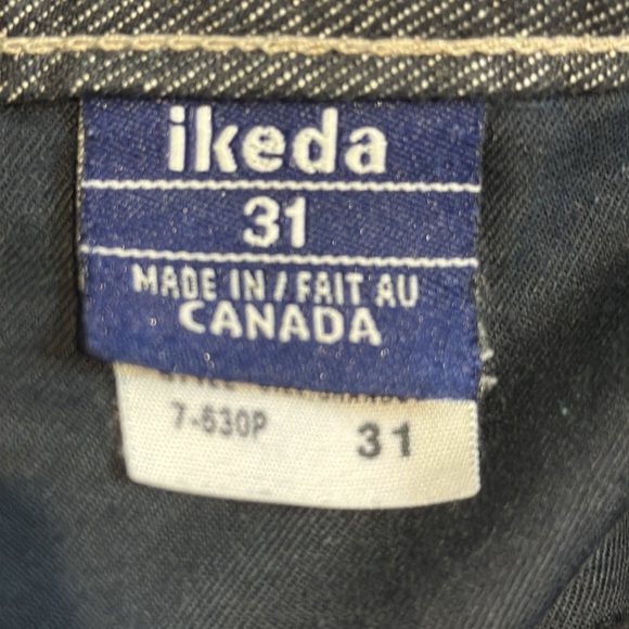 Ikeda 700 Series Black Denim Jeans Size 31 - Picture 8 of 9
